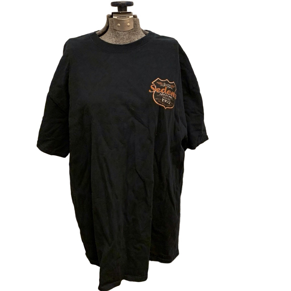 Men's Gildan Black Sedona Arizona Graphic Short Sleeve Tee XL